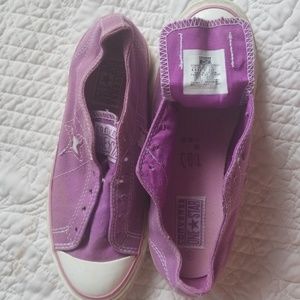 Converse One Star Purple Sneakers
